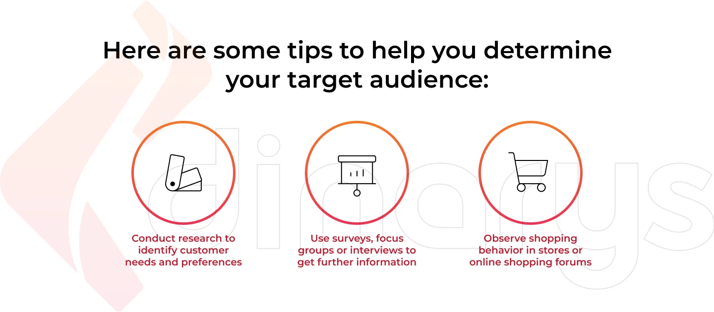 Tips to help you determine your target audience